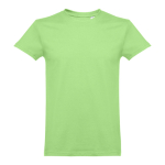 Gekaarde katoenen unisex T-shirts 190gsm THC Ankara kleur lichtgroen