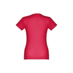 Getailleerd T-shirt voor dames, gezeefdrukt katoen 190 g/m2 THC Ankara kleur rood tweede weergave