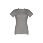 Getailleerd T-shirt voor dames, gezeefdrukt katoen 190 g/m2 THC Ankara kleur donkergrijs eerste weergave
