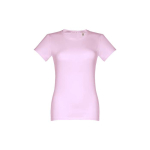 Getailleerd T-shirt voor dames, gezeefdrukt katoen 190 g/m2 THC Ankara kleur lila eerste weergave