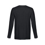 Unisex t-shirts met lange mouwen van katoen 150 g/m2 THC Bucharest kleur zwart tweede weergave