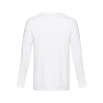 Unisex t-shirts met lange mouwen van katoen 150 g/m2 THC Bucharest kleur wit tweede weergave