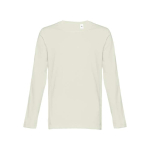 Unisex t-shirts met lange mouwen van katoen 150 g/m2 THC Bucharest kleur pastel groen eerste weergave