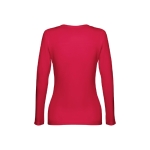 Dames T-shirts van katoen 150 g/m2 THC Boekarest kleur rood tweede weergave