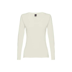 Dames T-shirts van katoen 150 g/m2 THC Boekarest kleur pastel groen eerste weergave