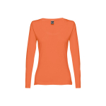 Dames T-shirts van katoen 150 g/m2 THC Boekarest kleur honing