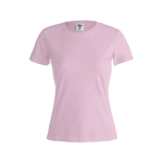 Katoenen dames T-shirts met logo van 150 g/m2 Keya kleur roze  negende weergave