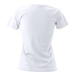 Katoenen dames T-shirts met logo van 150 g/m2 Keya