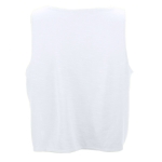 Dames tanktop gemaakt van 130 g/m2 polyester kleur wit