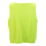 Dames tanktop gemaakt van 130 g/m2 polyester kleur neon geel