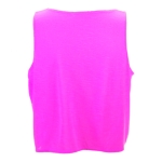 Dames tanktop gemaakt van 130 g/m2 polyester kleur neon fuchsia