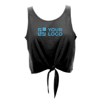 Dames tanktop gemaakt van 130 g/m2 polyester met jouw bedrukking