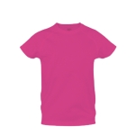 Kinder sportshirts van ademend polyester 135 g/m2 MKT kleur roze  negende weergave