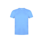 Kinder sportshirts van ademend polyester 135 g/m2 MKT kleur lichtblauw  negende weergave