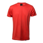 Sportshirt met logo van ademend RPET-materiaal 135 g/m2 MKT Markus kleur rood  negende weergave