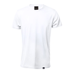 Sportshirt met logo van ademend RPET-materiaal 135 g/m2 MKT Markus kleur wit