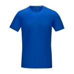 T-shirts personaliseren van 200 g/m² biologisch katoen Elevate NXT kleur blauw