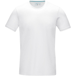 T-shirts personaliseren van 200 g/m² biologisch katoen Elevate NXT kleur wit tweede weergave voorkant