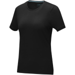 Dames T-shirt van biologisch katoen met korte mouwen 200 g/m2 Elevate NXT kleur zwart