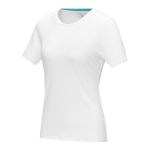 Dames T-shirt van biologisch katoen met korte mouwen 200 g/m2 Elevate NXT kleur wit