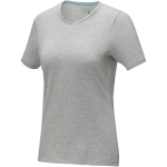 Dames T-shirt van biologisch katoen met korte mouwen 200 g/m2 Elevate NXT kleur grijs
