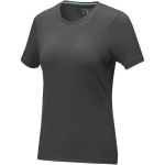 Dames T-shirt van biologisch katoen met korte mouwen 200 g/m2 Elevate NXT kleur donkergrijs