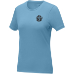 Dames T-shirt van biologisch katoen met korte mouwen 200 g/m2 Elevate NXT weergave zeefdruk