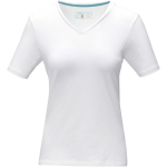 Dames reclame t-shirts biologisch katoen 200 g/m2 Elevate NXT kleur wit tweede weergave voorkant
