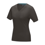 Dames reclame t-shirts biologisch katoen 200 g/m2 Elevate NXT kleur taupe grijs