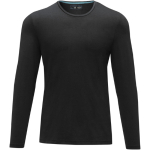 T-shirt bedrukken van zacht biologisch katoen 200 g/m2 Elevate NXT kleur zwart tweede weergave voorkant