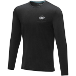 T-shirt bedrukken van zacht biologisch katoen 200 g/m2 Elevate NXT kleur zwart weergave zeefdruk