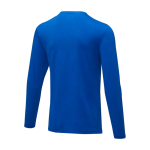 T-shirt bedrukken van zacht biologisch katoen 200 g/m2 Elevate NXT kleur blauw derde weergave achterkant