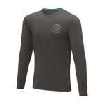 T-shirt bedrukken van zacht biologisch katoen 200 g/m² Elevate NXT kleur donkergrijs weergave zeefdruk