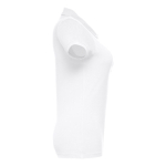 Dames katoenen polo in diverse kleuren 195 g/m2 THC Eve kleur wit