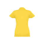 Dames katoenen polo in diverse kleuren 195 g/m2 THC Eve kleur geel tweede weergave