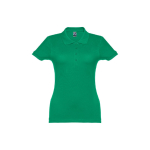 Dames katoenen polo in diverse kleuren 195 g/m2 THC Eve kleur groen eerste weergave