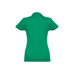 Dames katoenen polo in diverse kleuren 195 g/m2 THC Eve kleur groen tweede weergave