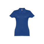 Dames katoenen polo in diverse kleuren 195 g/m2 THC Eve kleur koningsblauw eerste weergave