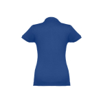 Dames katoenen polo in diverse kleuren 195 g/m2 THC Eve kleur koningsblauw tweede weergave
