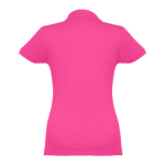Dames katoenen polo in diverse kleuren 195 g/m2 THC Eve kleur fuchsia