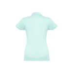 Dames katoenen polo in diverse kleuren 195 g/m2 THC Eve kleur mintgroen tweede weergave