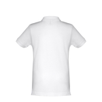 Kinder reclame poloshirts van katoen 195 g/m2 THC Adam Kids kleur wit tweede weergave