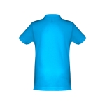 Kinder reclame poloshirts van katoen 195 g/m2 THC Adam Kids kleur cyaan blauw luxe weergave