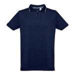 Slim-fit poloshirts met logo van 210 g/m2 THC Rome-katoen