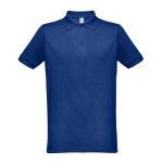 Polo's met full colour logo in katoen en polyester 200 g/m2 THC Berlin kleur koningsblauw eerste weergave