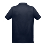 Polo's met full colour logo in katoen en polyester 200 g/m2 THC Berlin kleur ultramarijn blauw