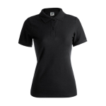 Dames polo personaliseren gemaakt van 180 g/m2 katoen Keya kleur zwart  negende weergave