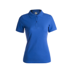Dames polo personaliseren gemaakt van 180 g/m2 katoen Keya kleur blauw  negende weergave