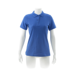 Dames polo personaliseren gemaakt van 180 g/m2 katoen Keya kleur blauw tweede weergave