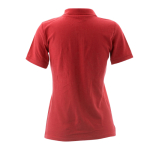 Dames polo personaliseren gemaakt van 180 g/m2 katoen Keya kleur rood